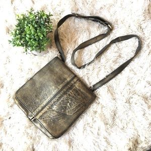 PATRICIA NASH | Metallic Leather Crossbody Bag